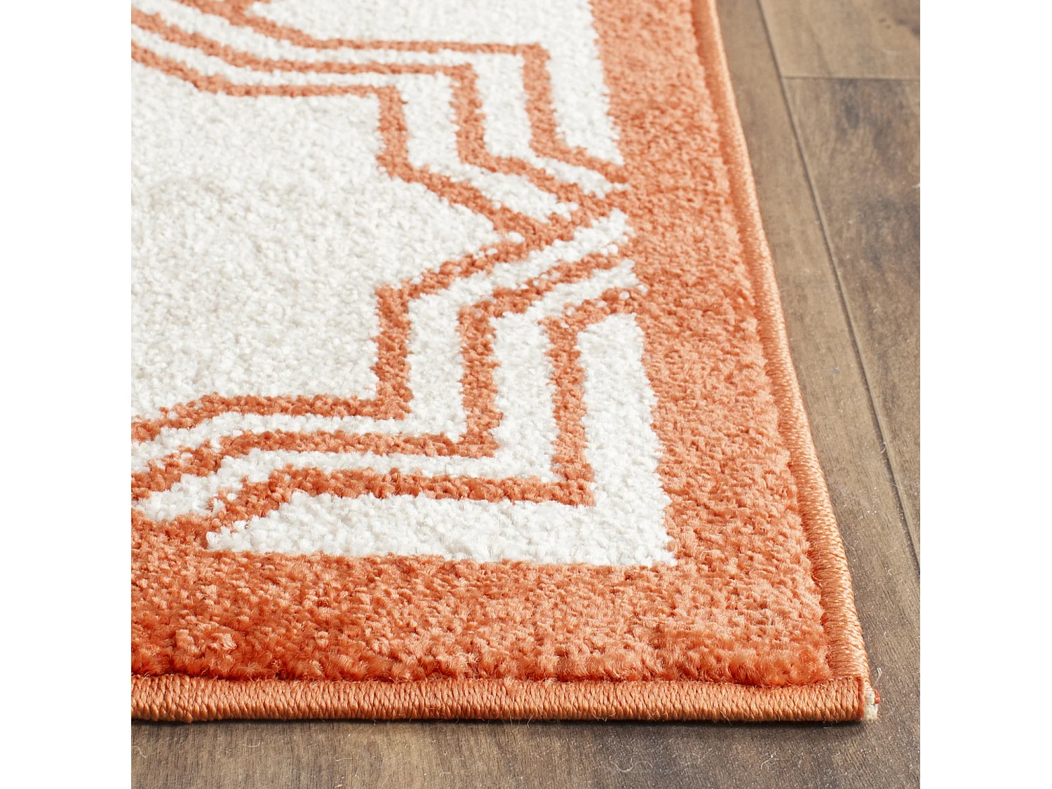 Tapis Neutre/Orange 91 X 152 cm - Casey