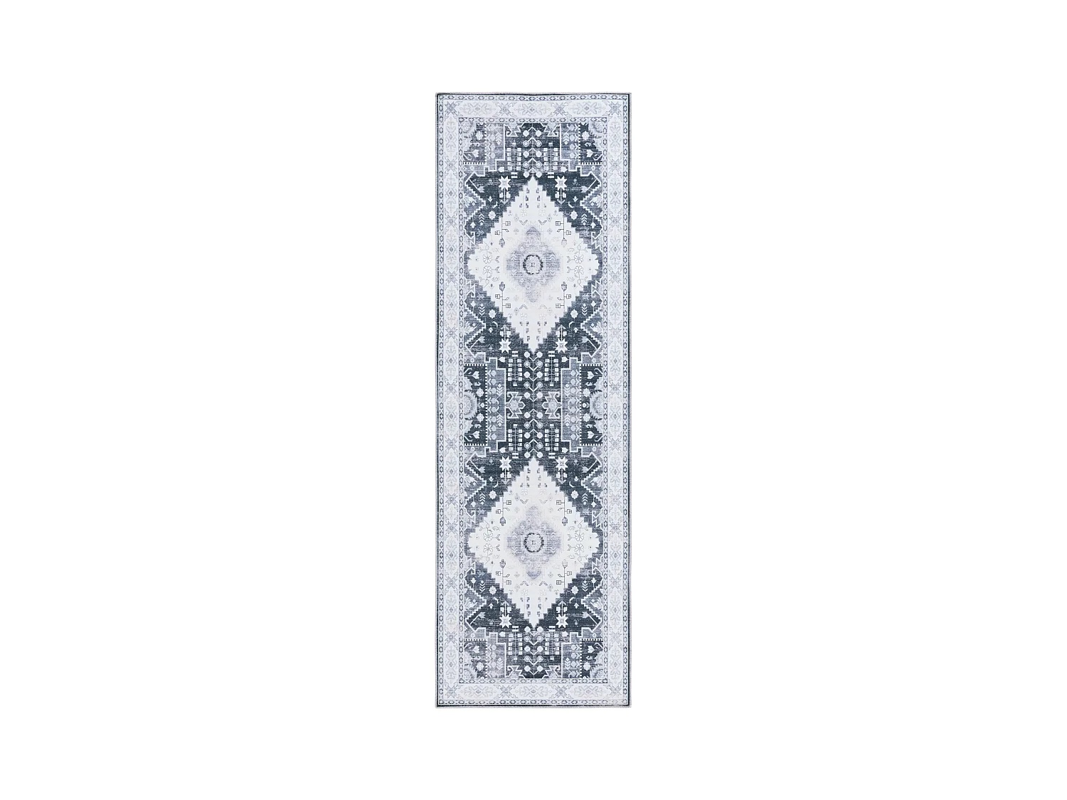 Tapis Gris Vert/Ivoire 76 X 244 cm - Calypso