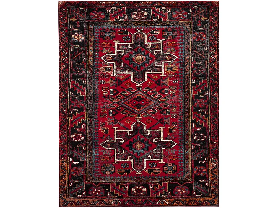 Tapis Rouge/Multicolore 235 x 305 cm - Henley