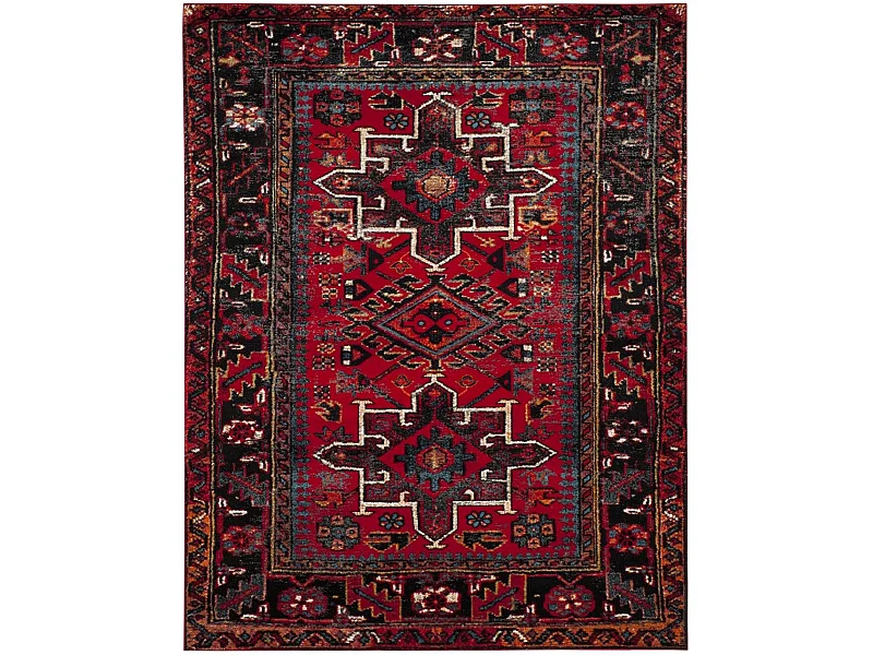 Tapis Rouge/Multicolore 235 x 305 cm - Henley