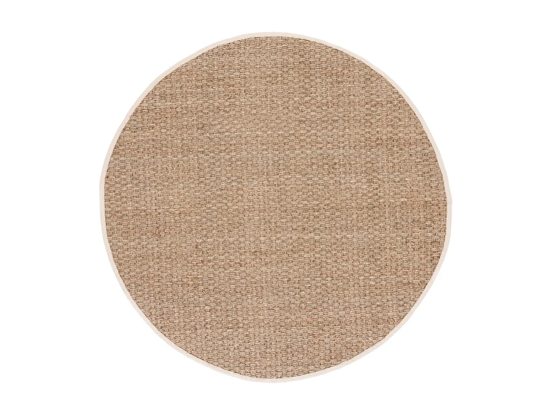 Tapis Naturel/Ivoire 91 X 91 cm - Roselyn