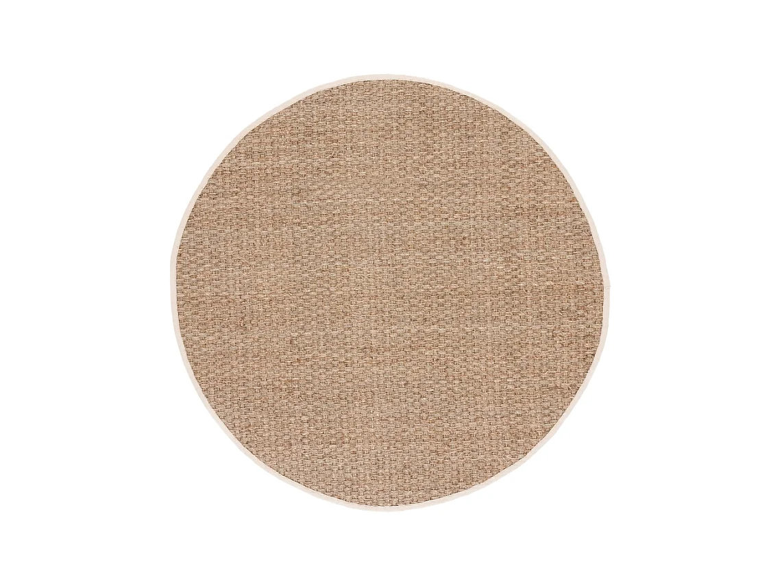 Tapis Naturel/Ivoire 91 X 91 cm - Roselyn