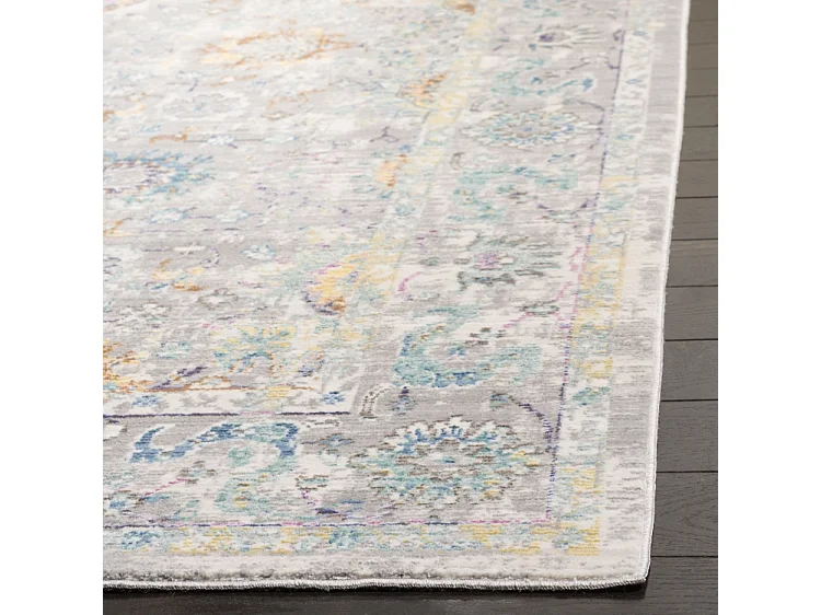 Tapis Gris/Multicolore 91 X 152 cm - Karine