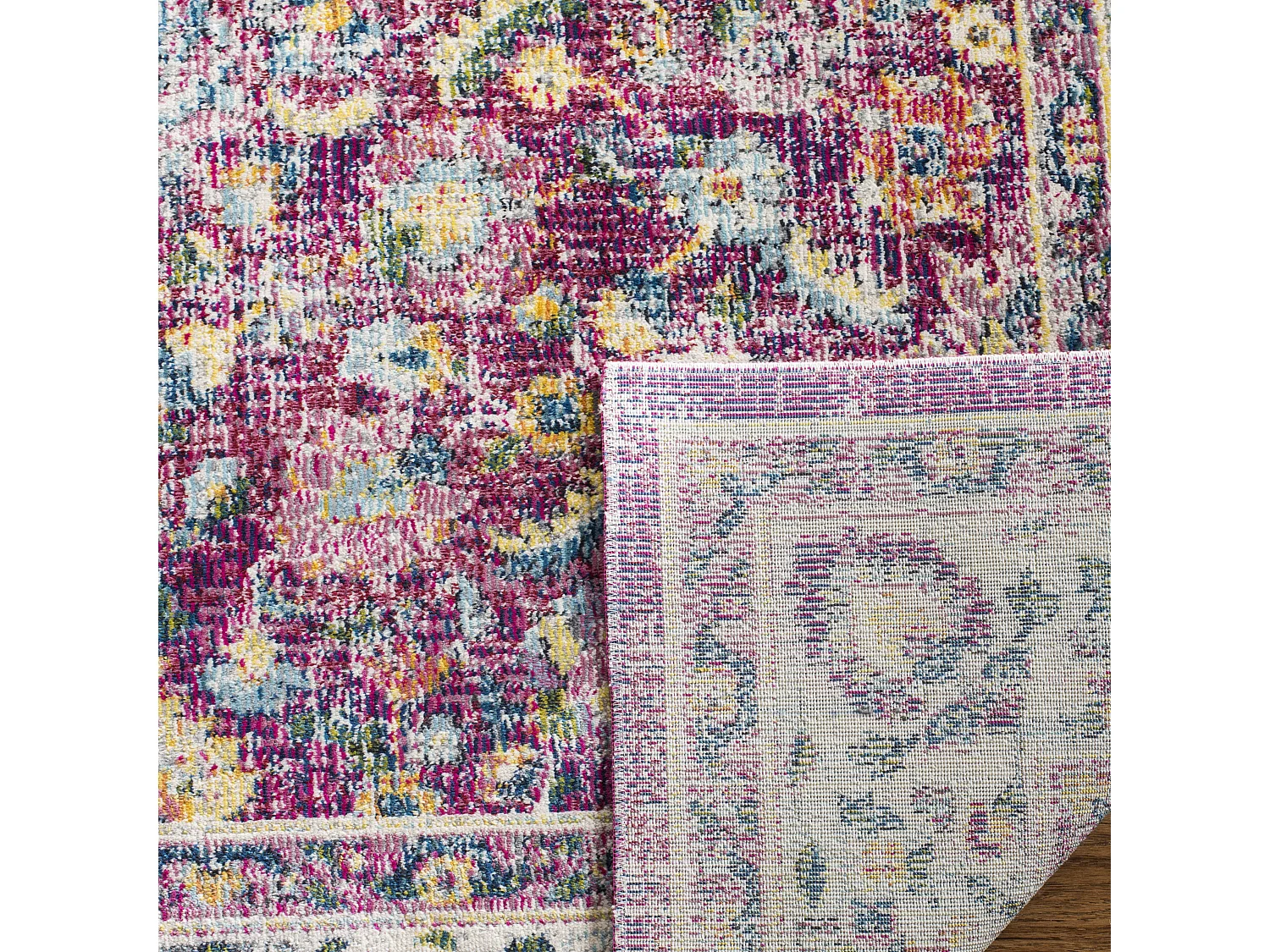 Tapis Rouge/Multicolore 122 X 183 cm - Madelyn