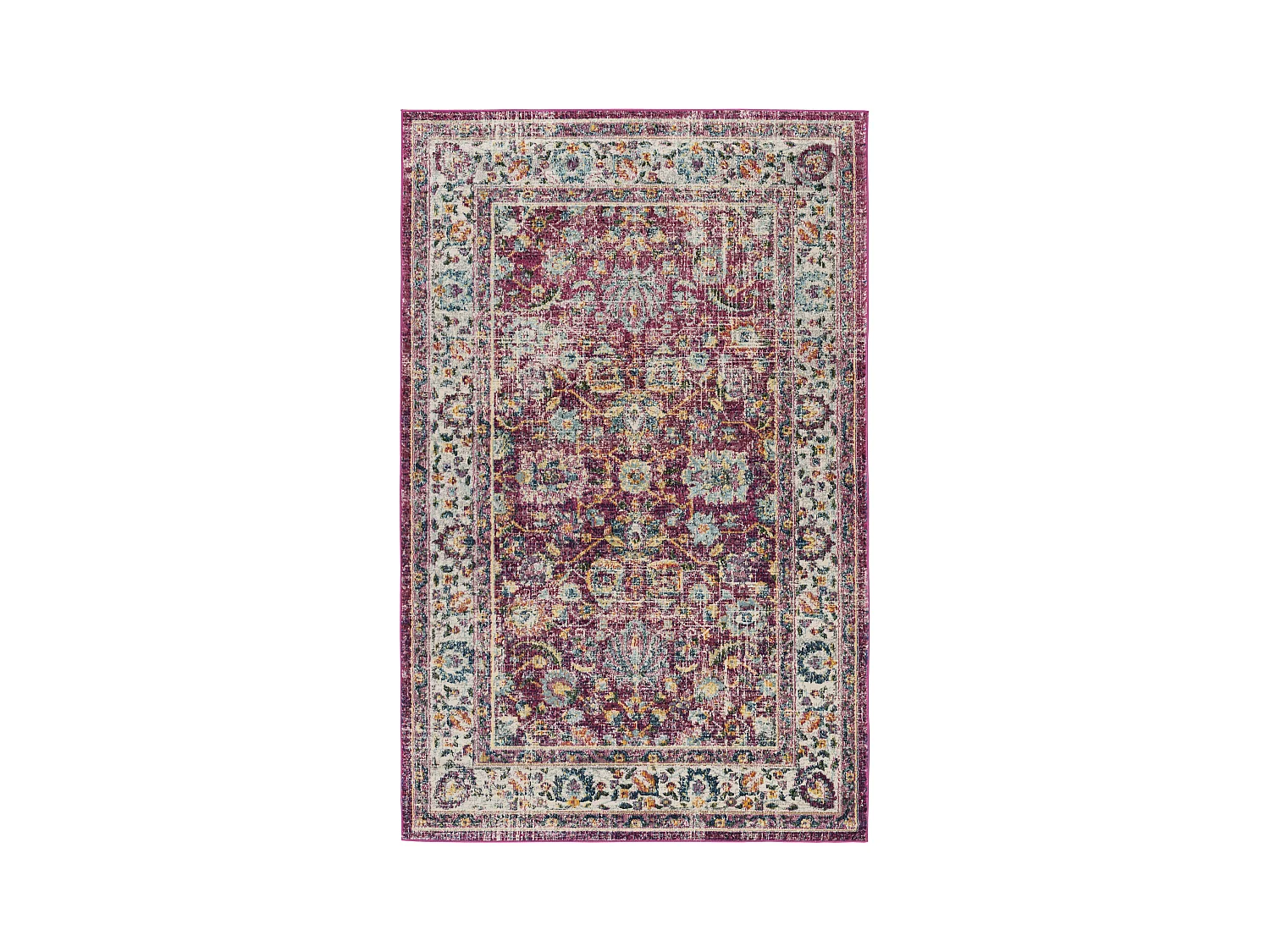 Tapis Rouge/Multicolore 122 X 183 cm - Madelyn