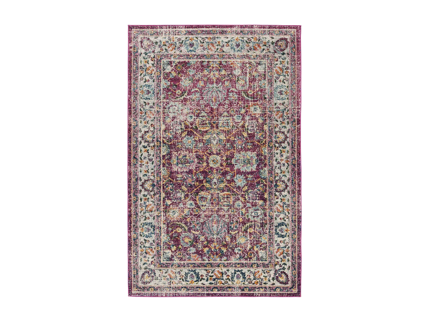 Tapis Rouge/Multicolore 122 X 183 cm - Madelyn