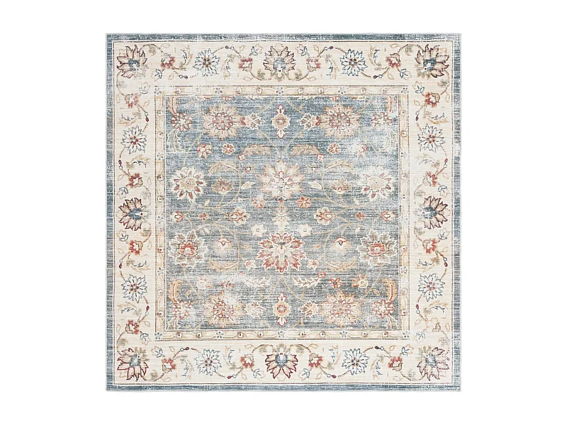 Tapis Vert/Beige 183 X 183 cm - Petra