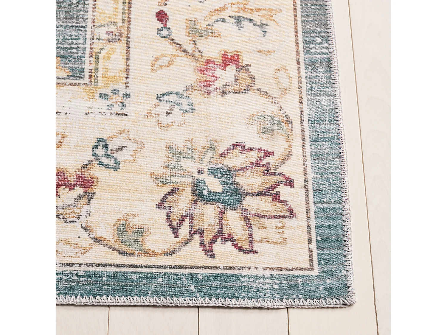 Tapis Vert/Beige 183 X 183 cm - Petra