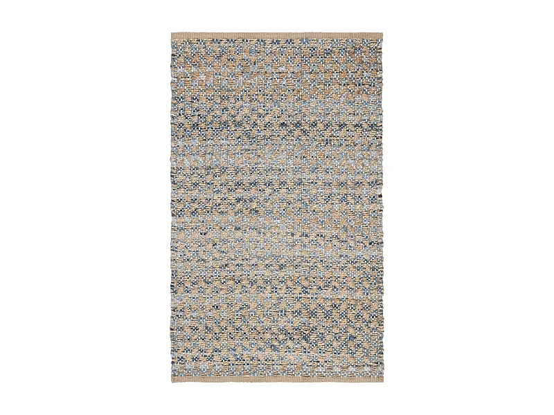 Tapis Bleu/Naturel 91 X 152 cm - Layana