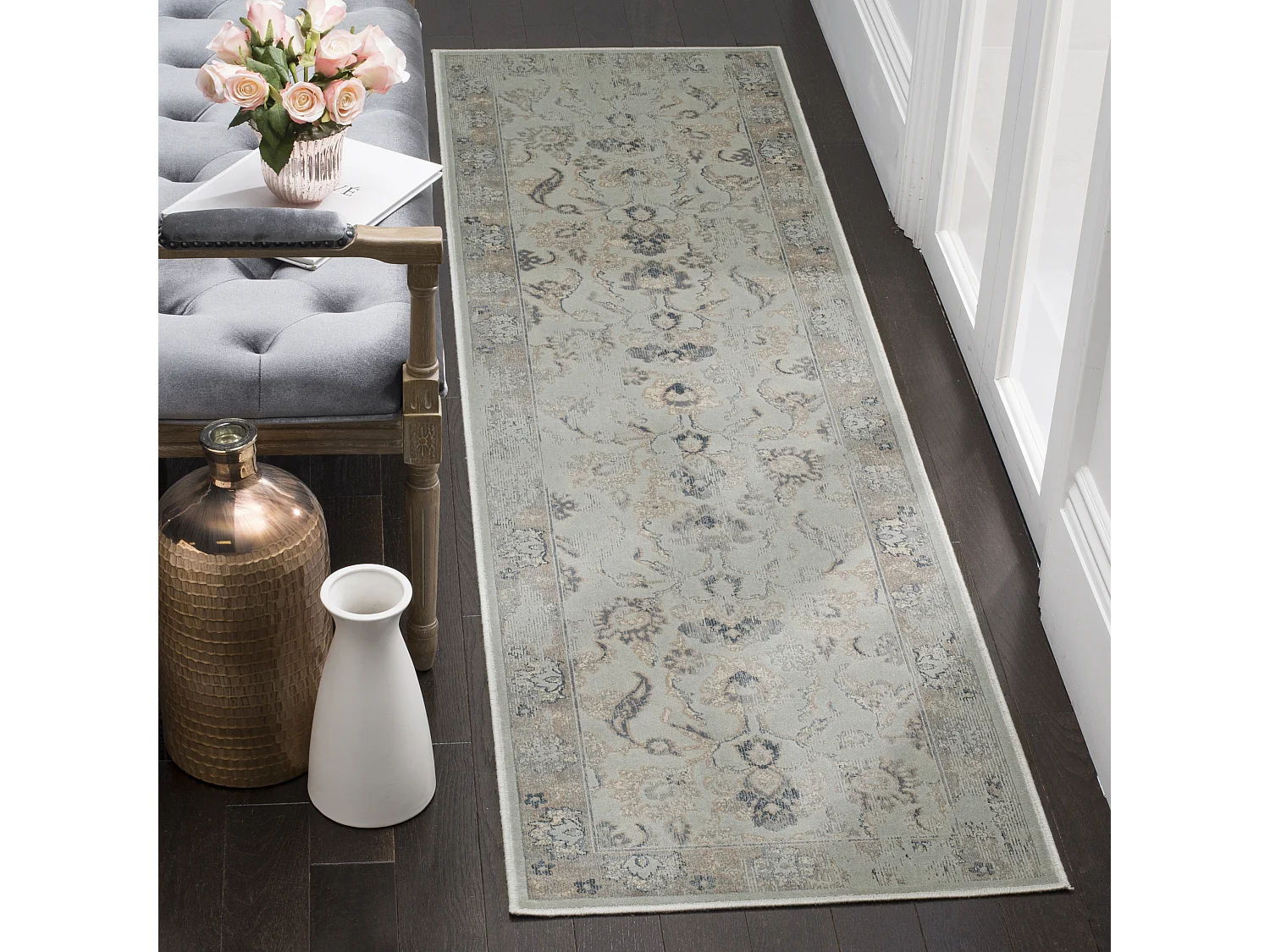 Tapis Bleu 66 X 244 cm - Rowena