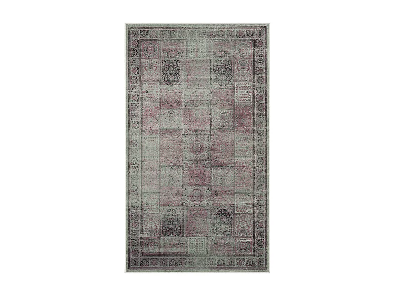 Tapis Violet/Gris 99 X 170 cm - Suri