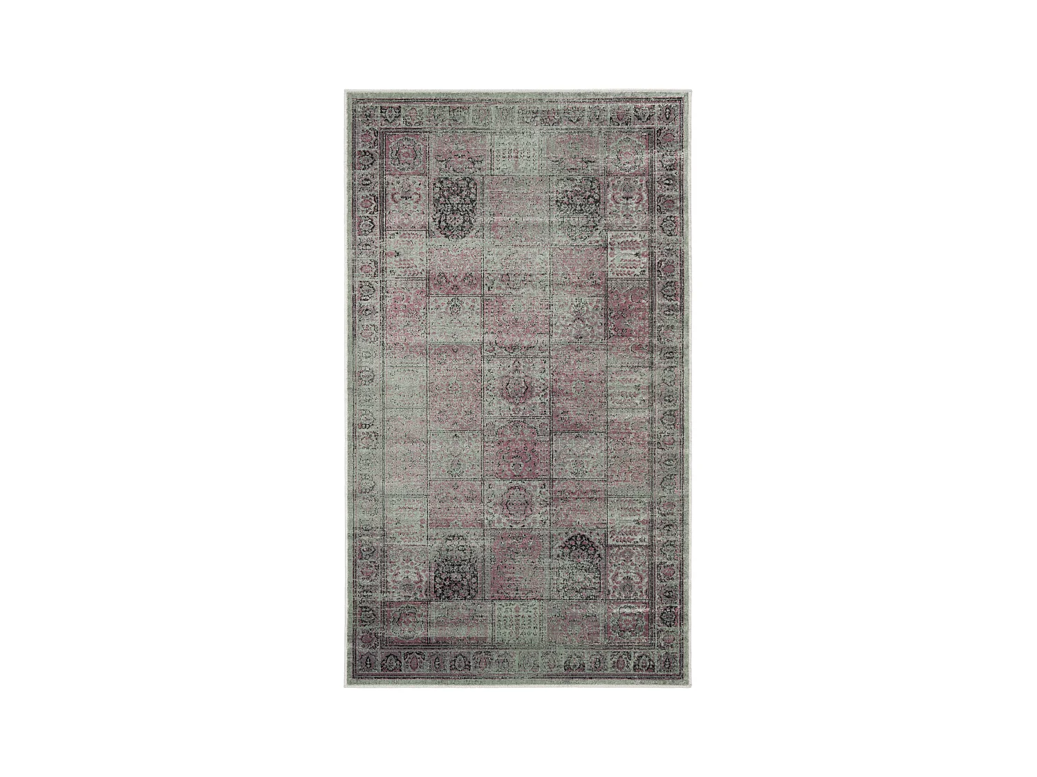 Tapis Violet/Gris 99 X 170 cm - Suri