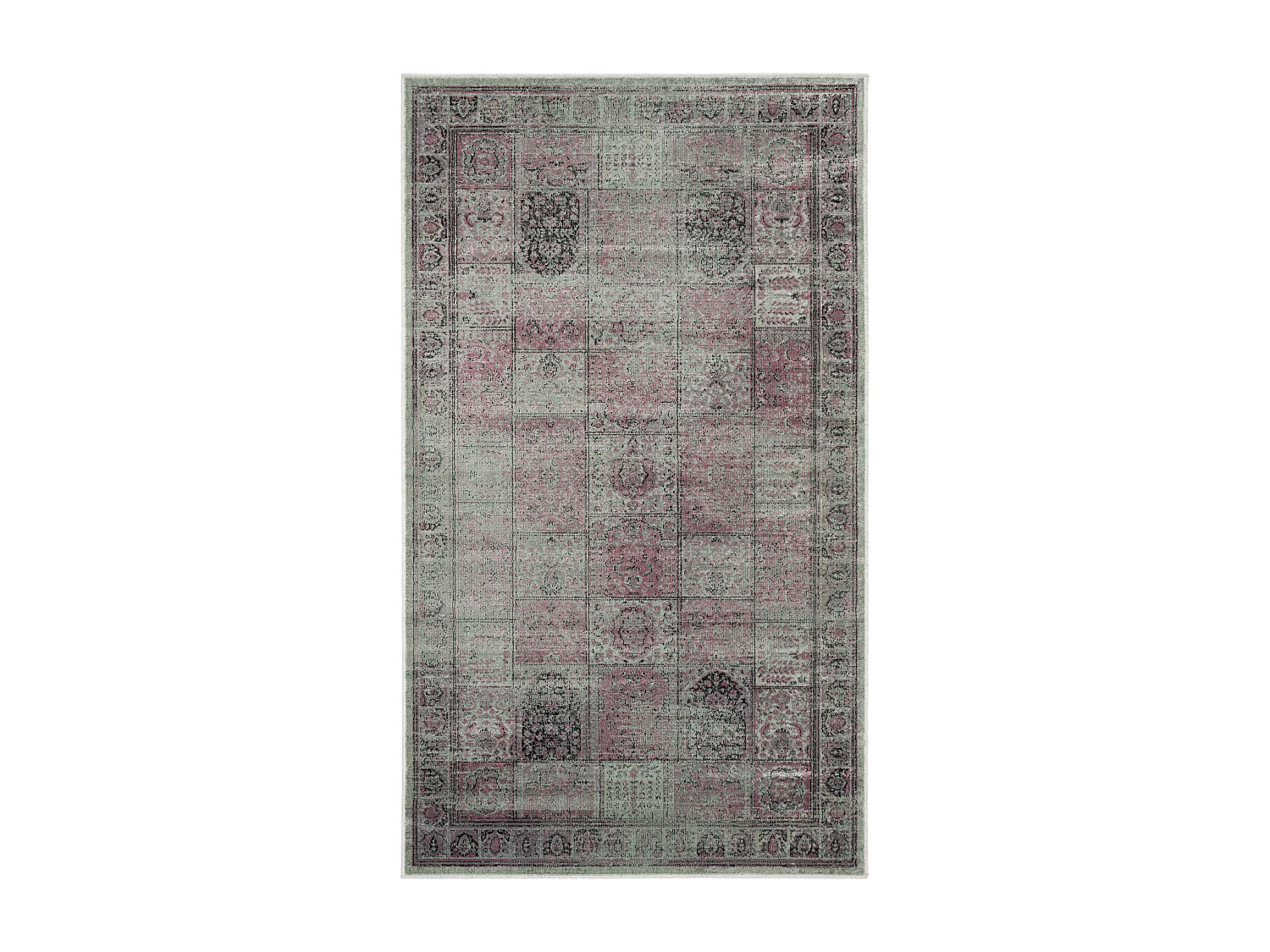 Tapis Violet/Gris 99 X 170 cm - Suri