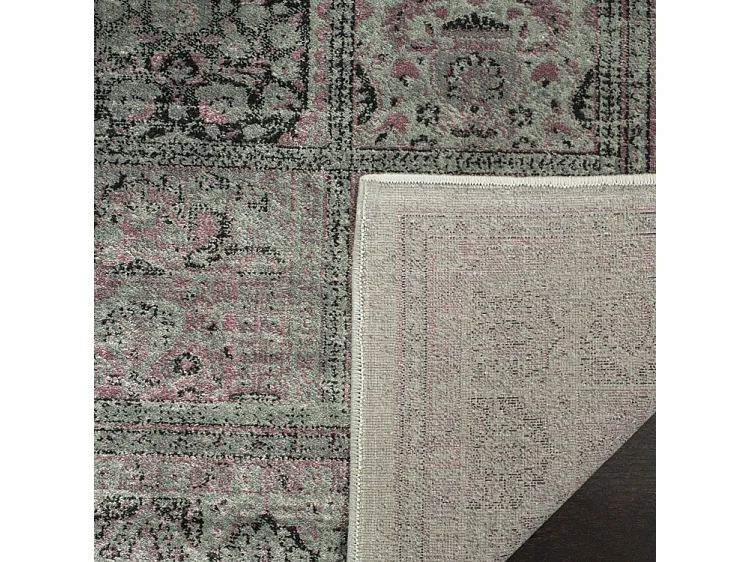 Tapis Violet/Gris 99 X 170 cm - Suri
