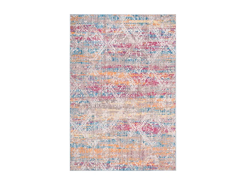 Tapis Rose/Gris 91 X 152 cm - Laila