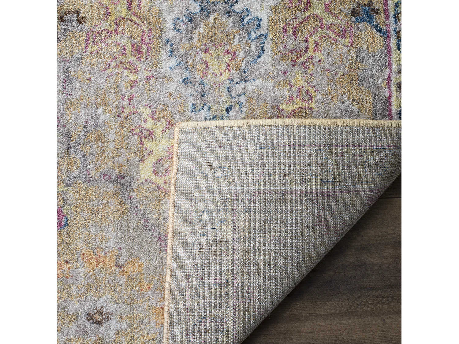 Tapis Neutre/Bleu 91 X 152 cm - Sienna