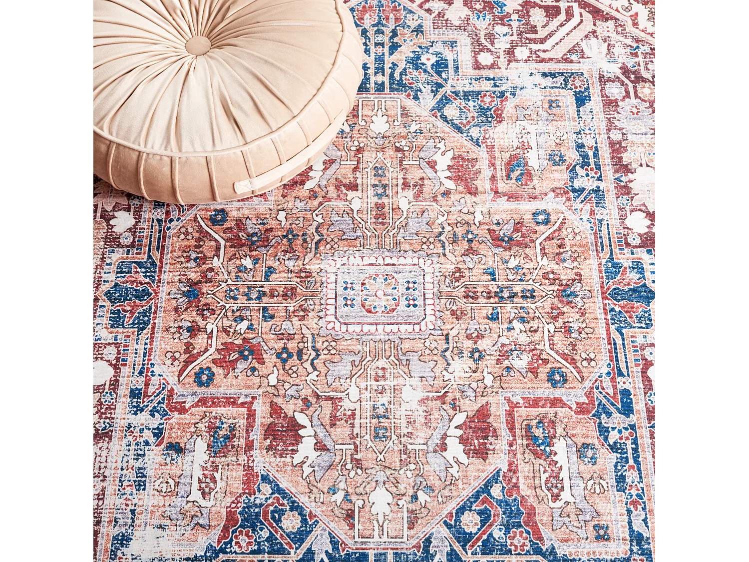 Tapis Rouge/Marine 122 X 183 cm - Serafina