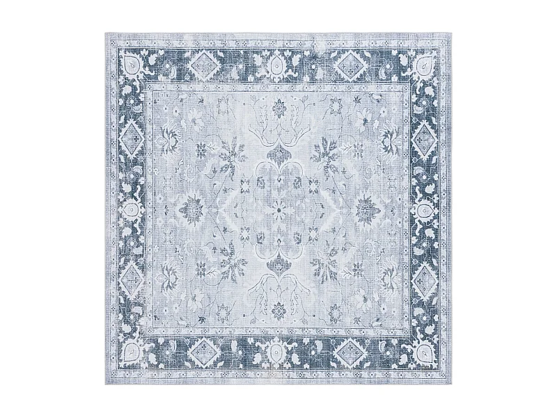 Tapis Gris clair/Gris vert 183 X 183 cm - Cadence