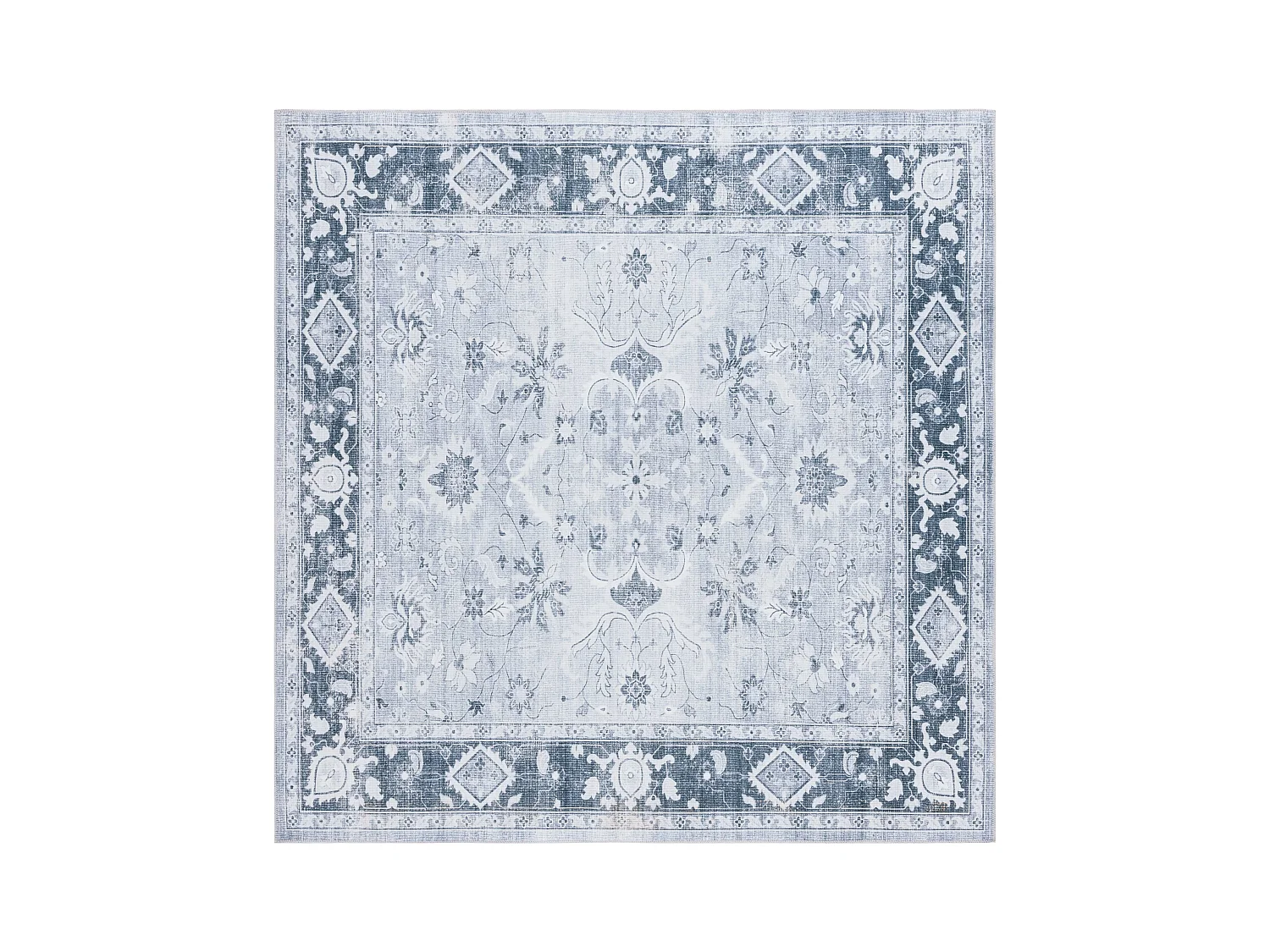 Tapis Gris clair/Gris vert 183 X 183 cm - Cadence