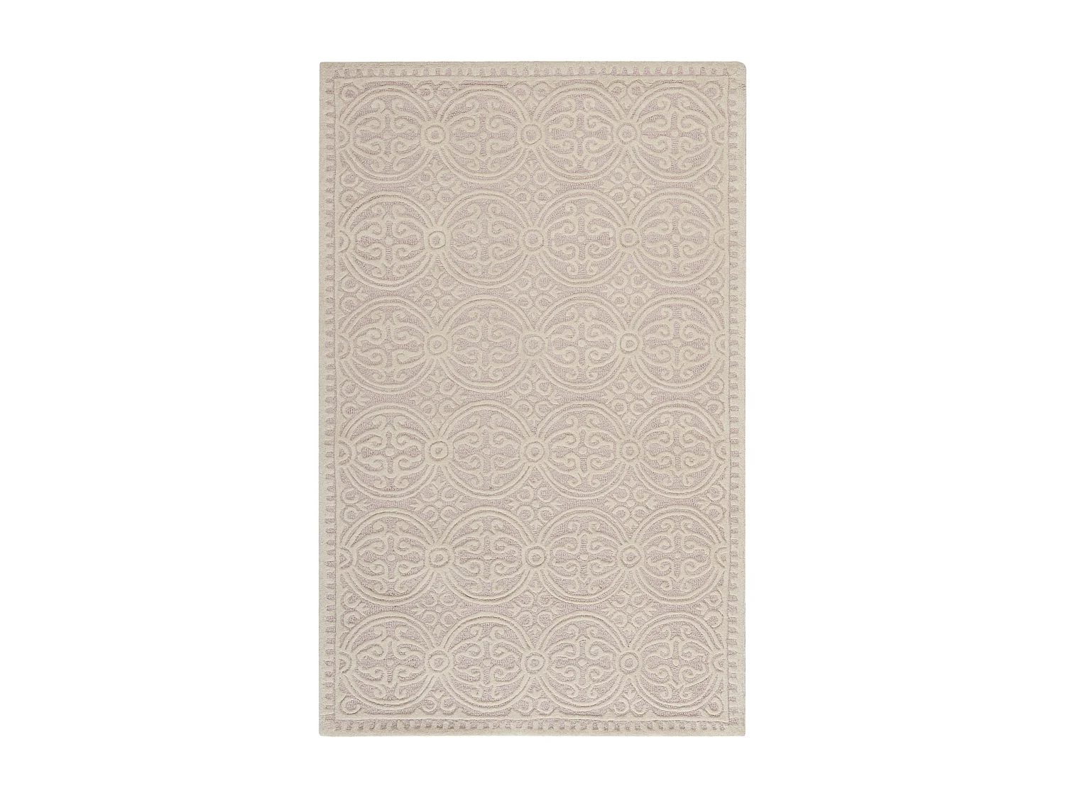 Tapis Rose/Neutre 152 X 244 cm - Roby
