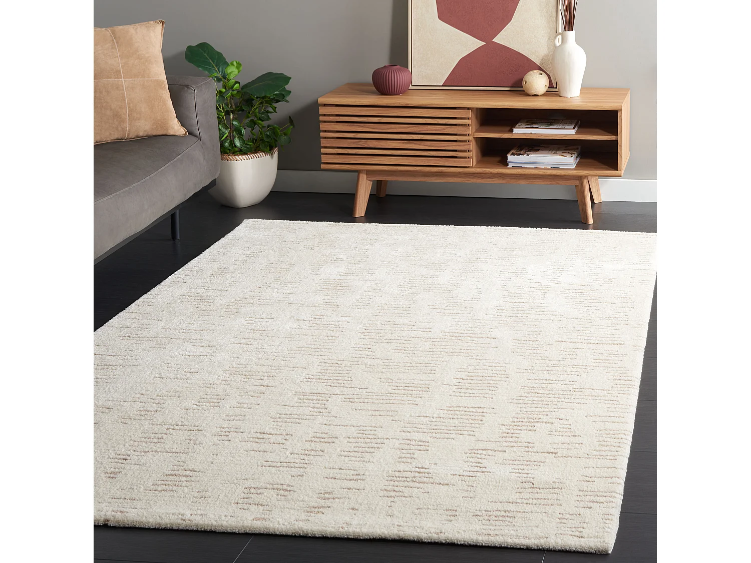 Tapis Ivoire/Beige 122 X 183 cm - Willard