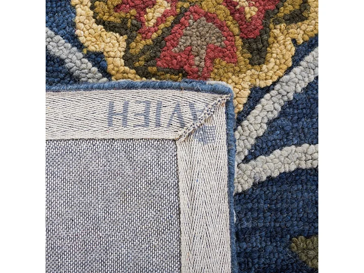 Tapis Marine/Multicolore 122 X 122 cm - Juni