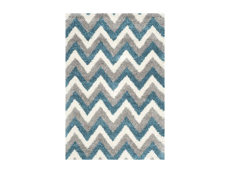 Tapis Neutre/Bleu 160 X 229 cm - Ashley