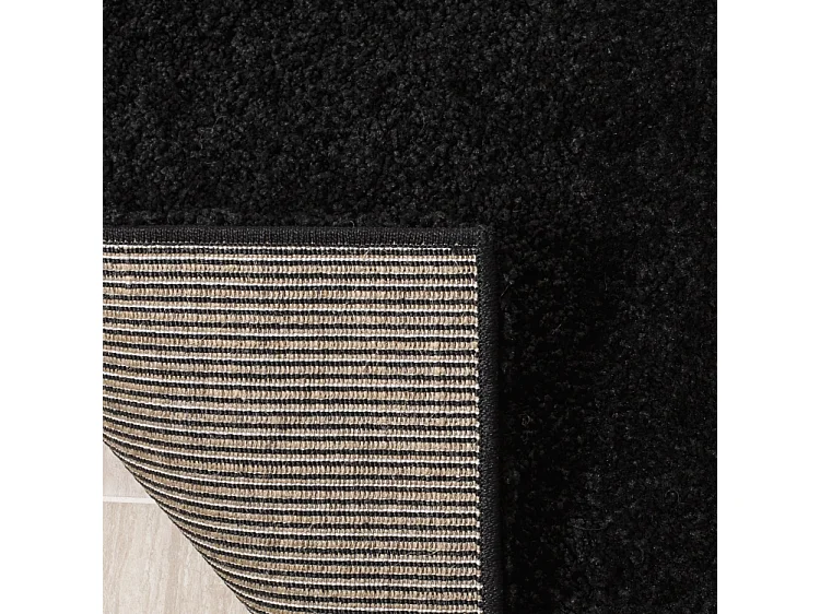 Tapis Noir/Neutre 99 X 160 cm - Lucie