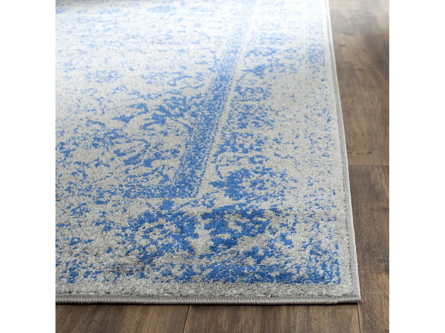 Tapis Gris/Bleu 122 X 183 cm - Lucinda