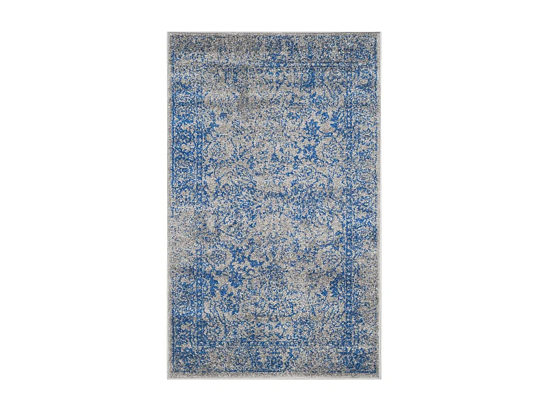 Tapis Gris/Bleu 122 X 183 cm - Lucinda