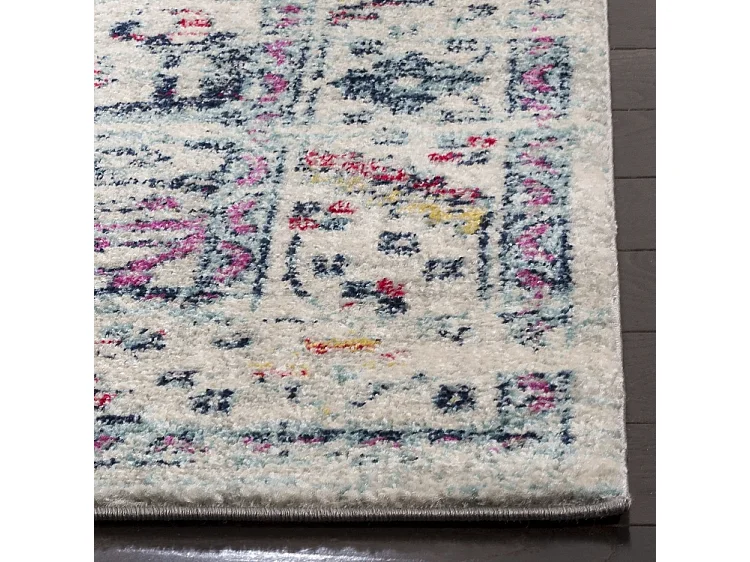 Tapis Gris/Rose 122 X 183 cm - Everleigh