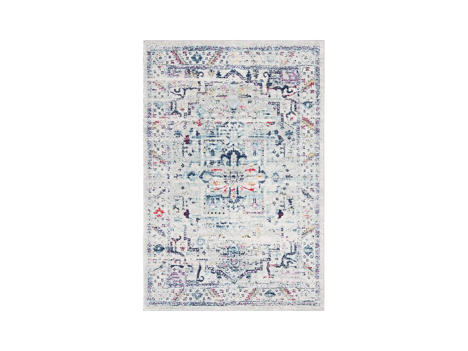 Tapis Gris/Rose 122 X 183 cm - Everleigh