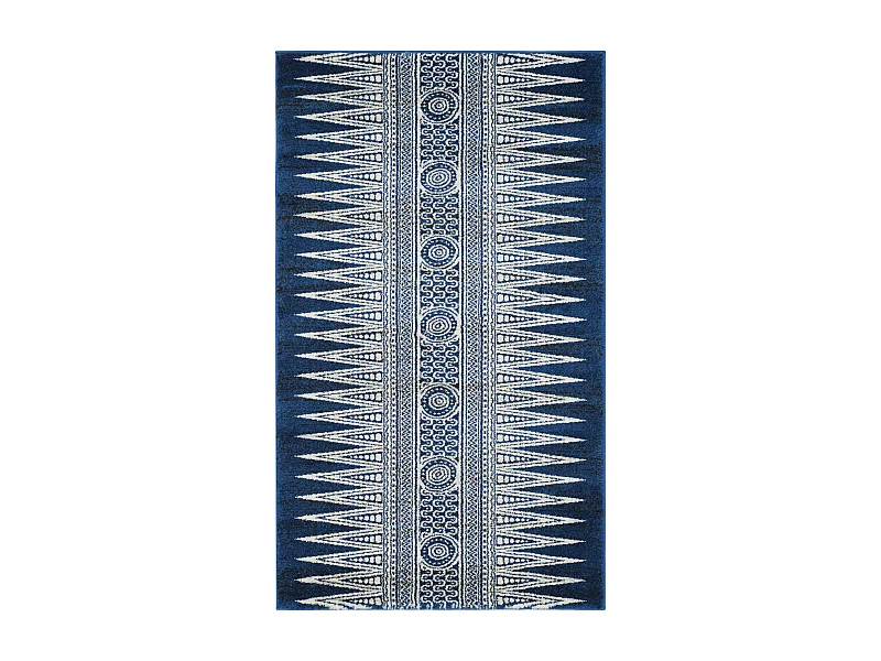 Tapis Bleu/Neutre 122 X 183 cm - Gianna