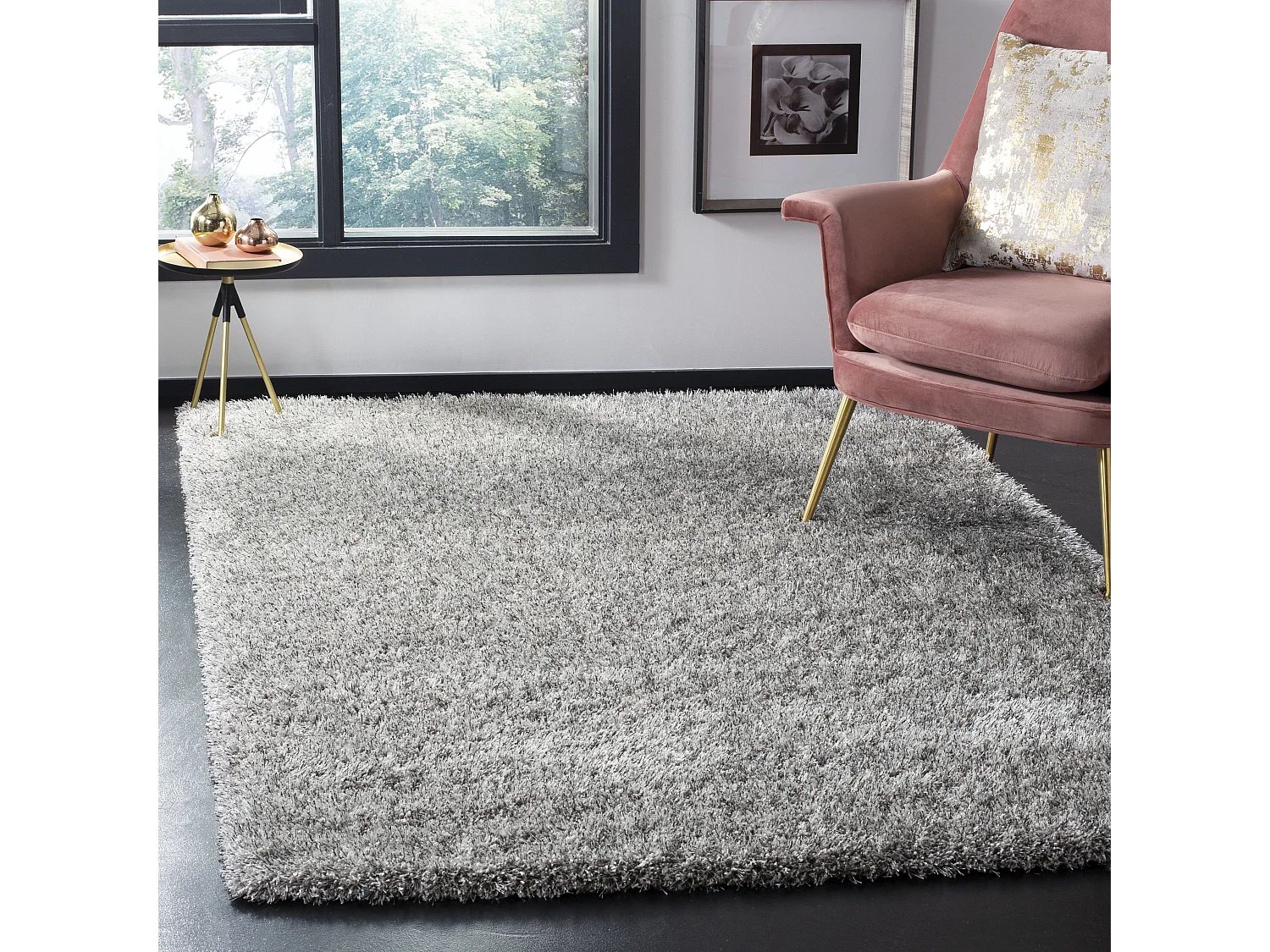 Tapis Gris 122 X 183 cm - Haddie