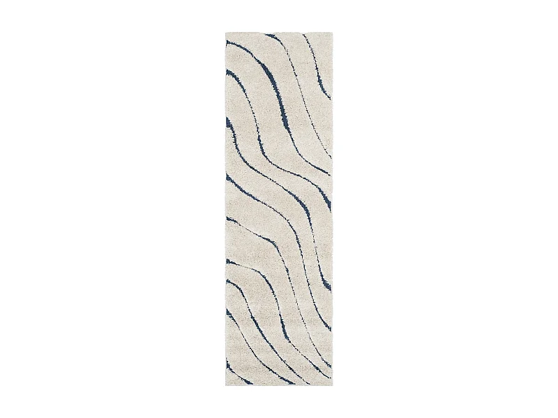 Tapis Crème/Bleu 69 X 152 cm - Raton