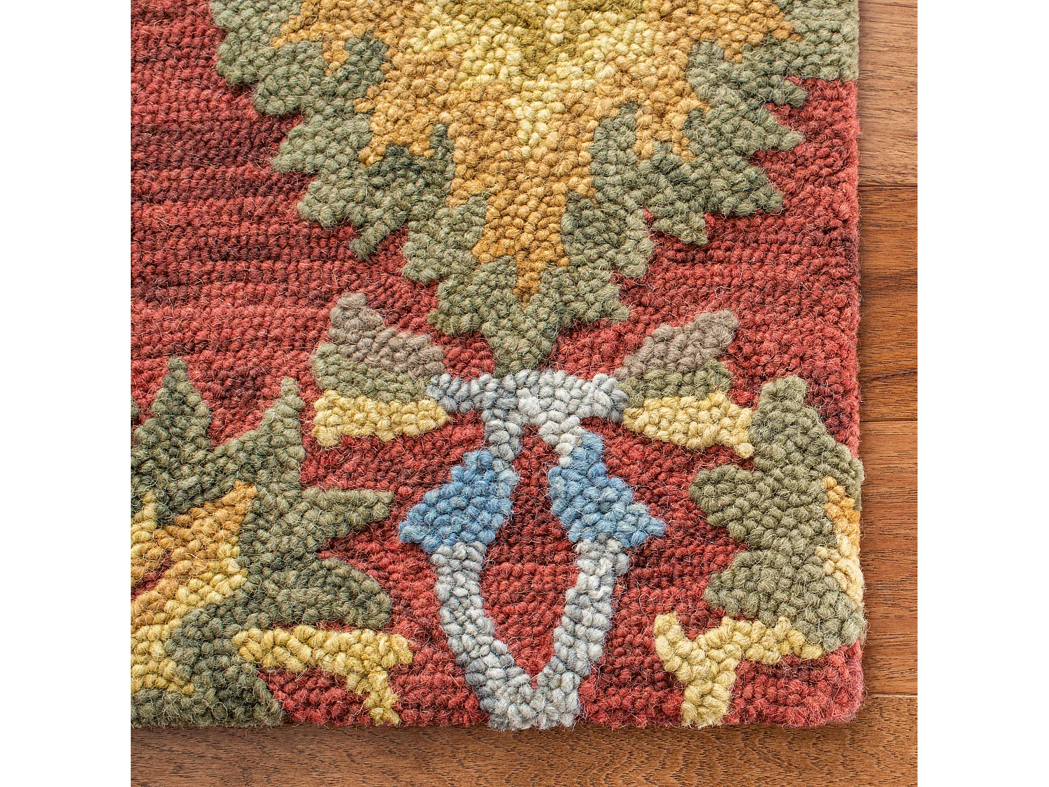 Tapis Rouge/Multicolore 91 X 152 cm - Juni