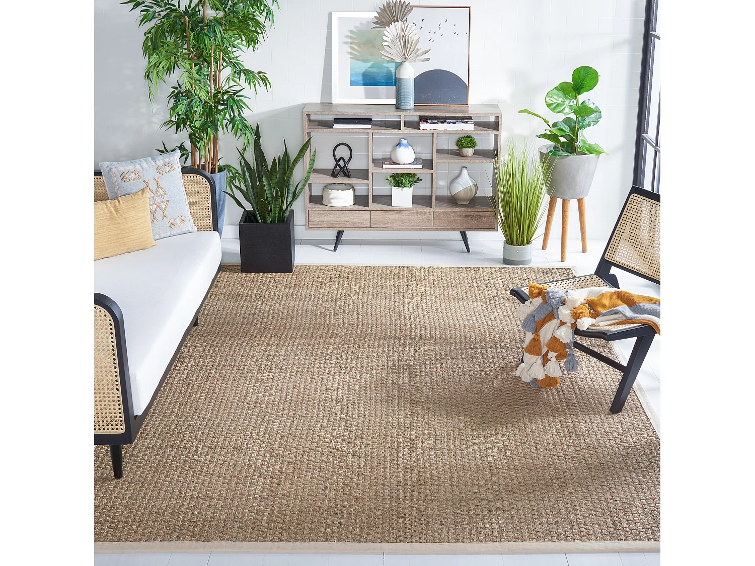 Tapis Naturel/Ivoire 244 X 305 cm - Roselyn