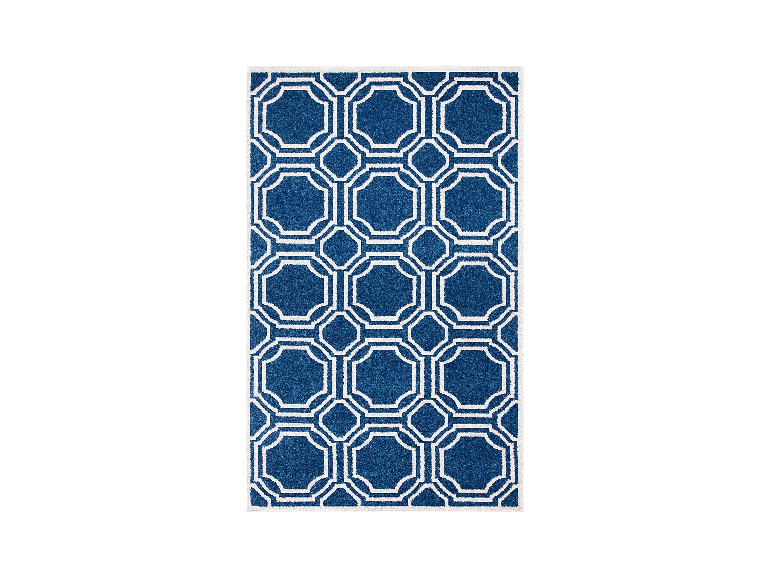 Tapis Bleu Marine/Neutre 122 X 183 cm - Ferrat