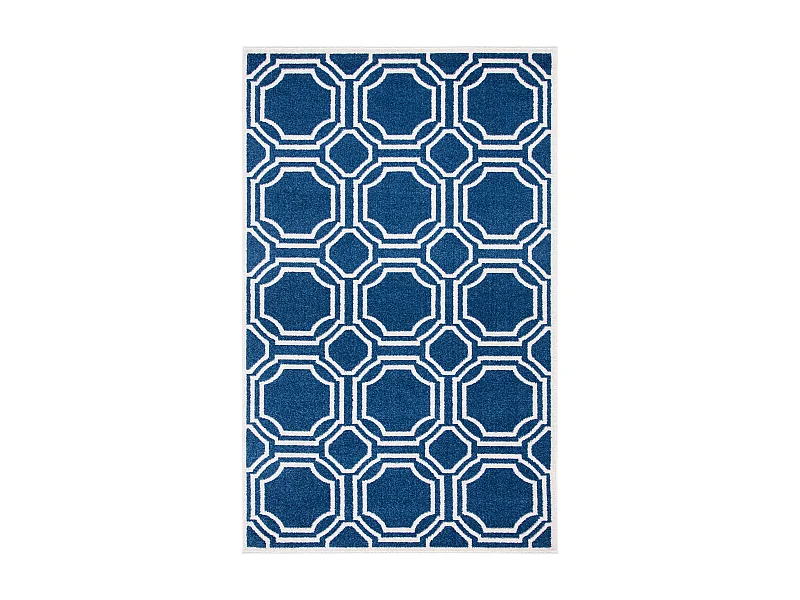 Tapis Bleu Marine/Neutre 122 X 183 cm - Ferrat