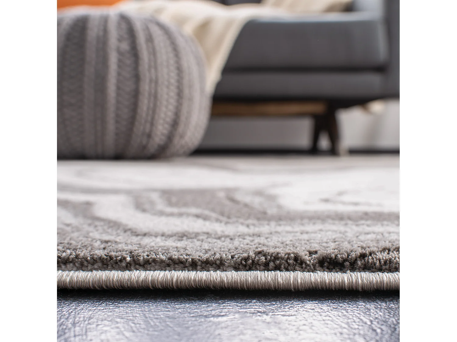 Tapis Gris 122 X 183 cm - Clytie