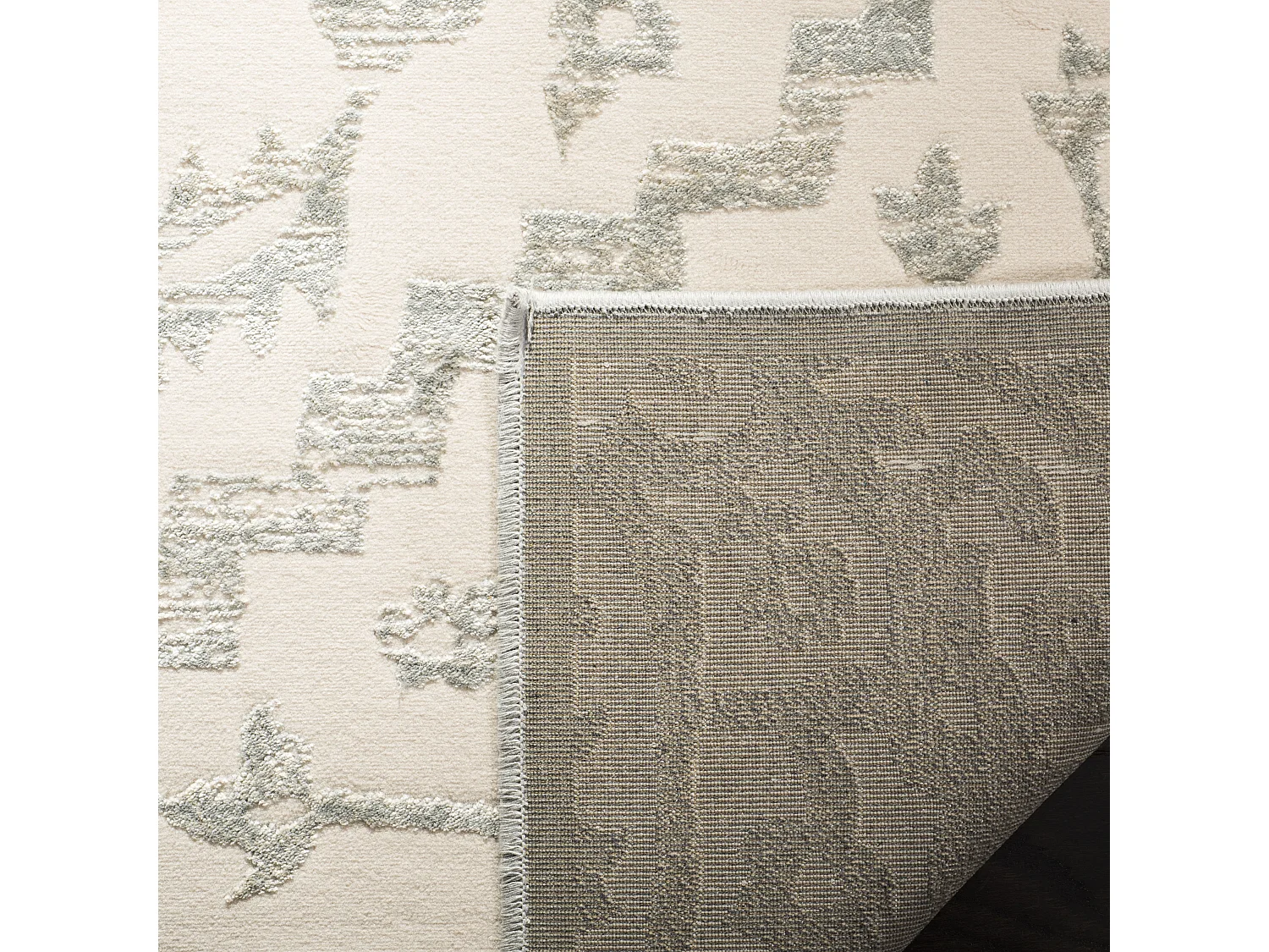 Tapis Bleu/Neutre 66 X 183 cm - Karolina