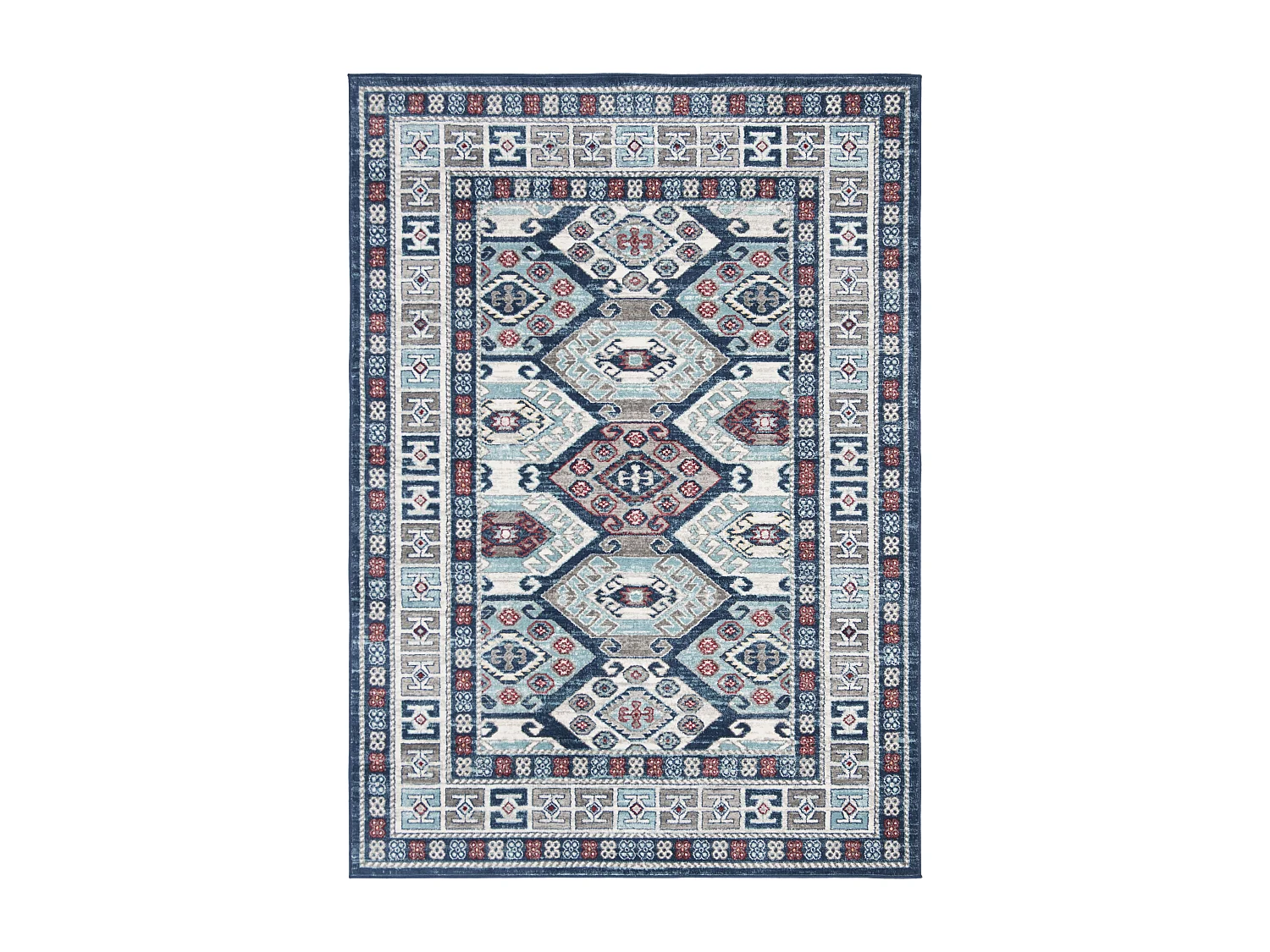 Tapis Bleu/Gris 160 X 229 cm - Kastyn