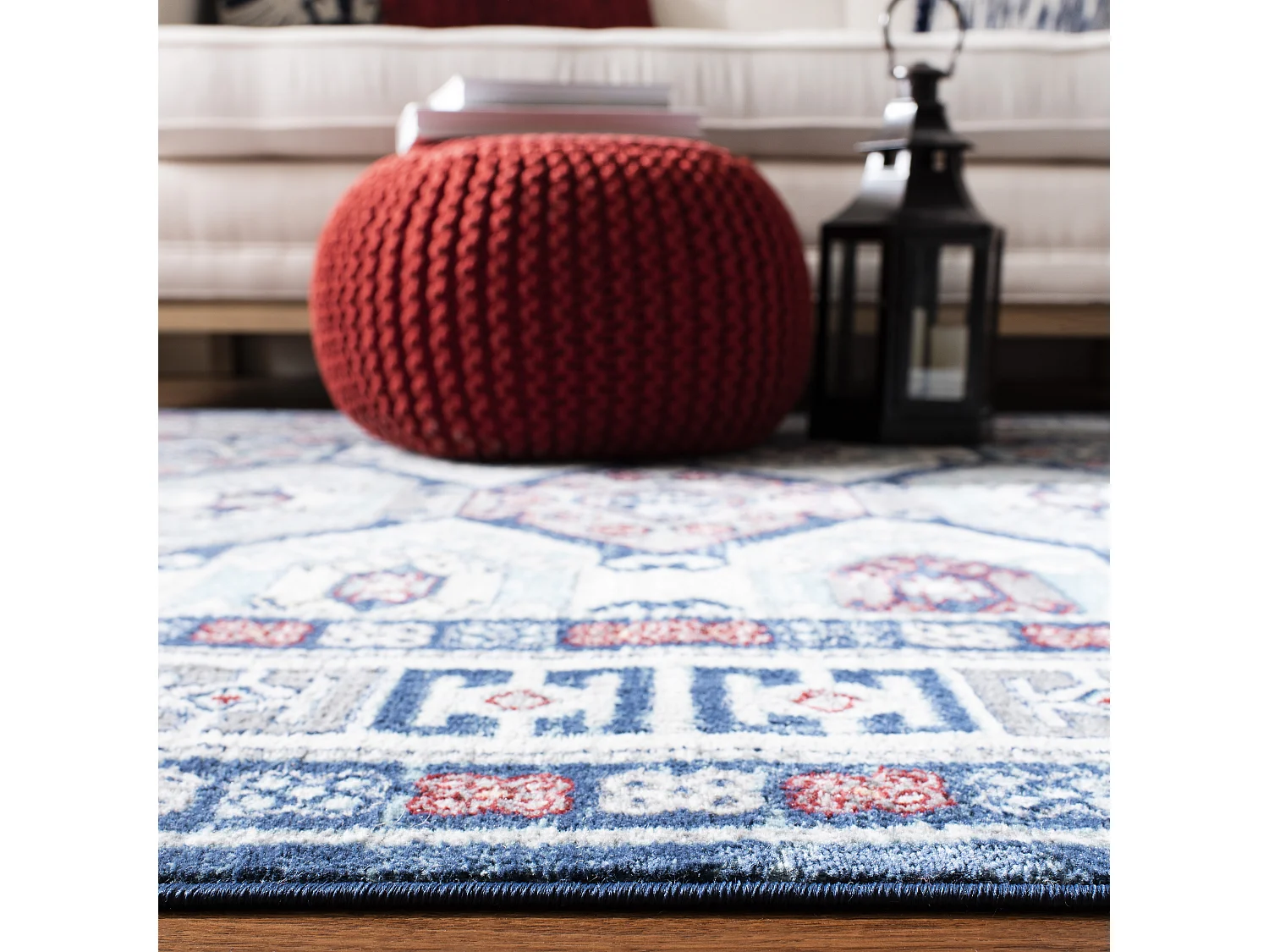 Tapis Bleu/Gris 160 X 229 cm - Kastyn