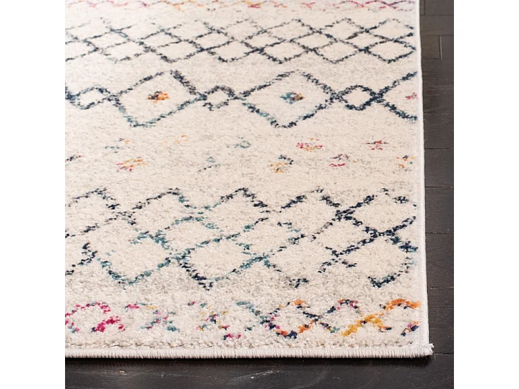 Tapis Neutre/Bleu Marine 91 X 152 cm - Skylar