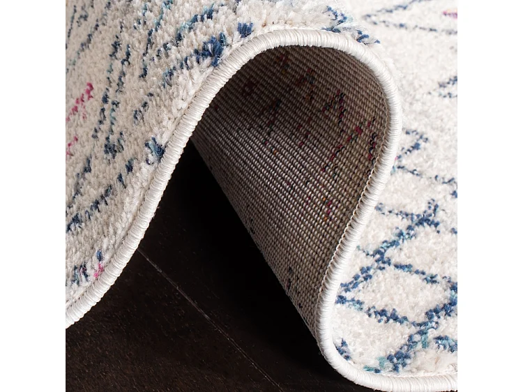 Tapis Neutre/Bleu Marine 91 X 152 cm - Skylar