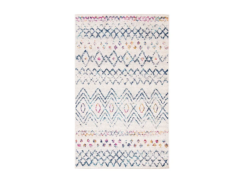 Tapis Neutre/Bleu Marine 91 X 152 cm - Skylar