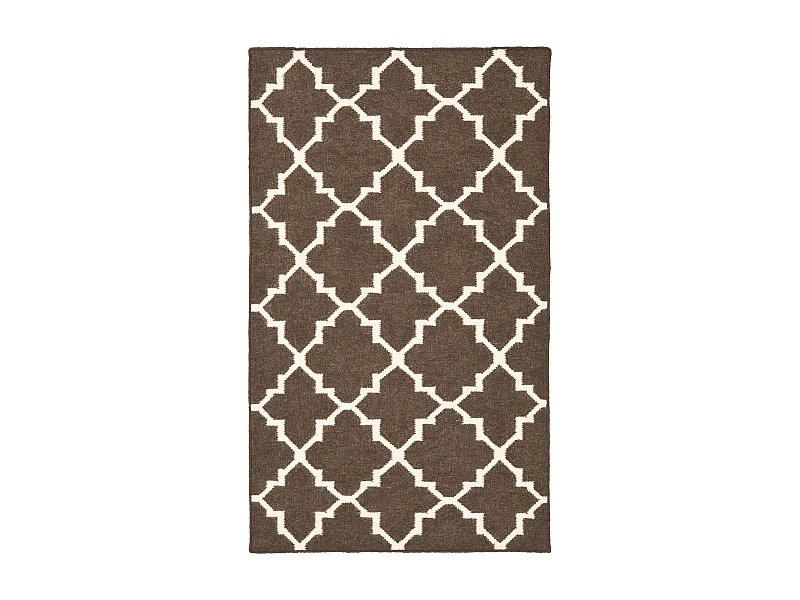 Tapis Marron/Neutre 91 X 152 cm - Calla