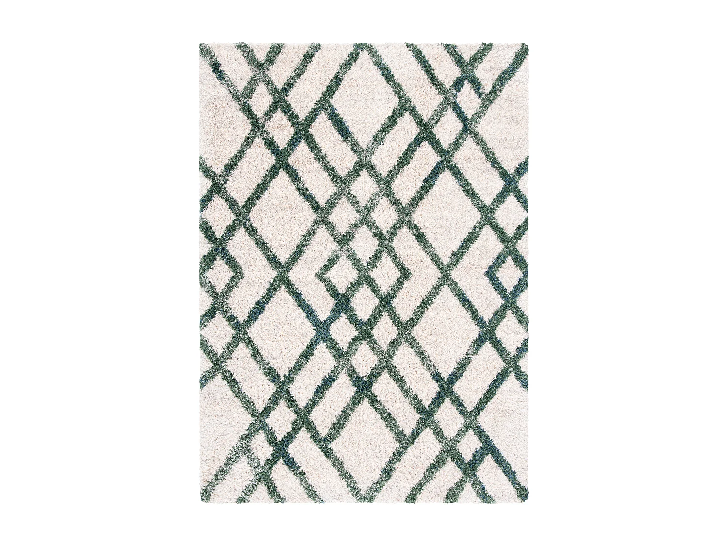 Tapis Ivoire/Vert 99 X 160 cm - Myra