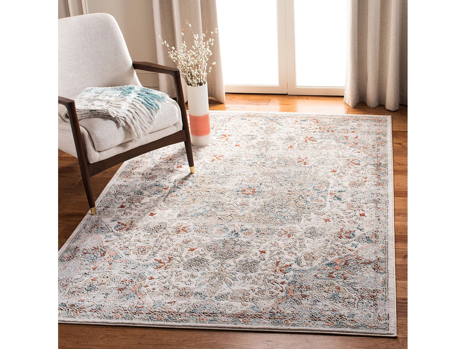 Tapis Gris/Neutre 155 X 229 cm - Rylee