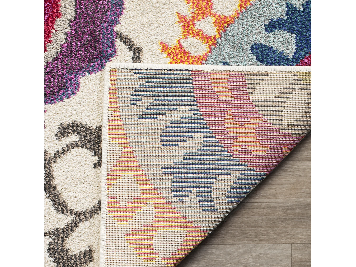 Tapis Ivoire/Multicolore 66 X 183 cm - Manteca